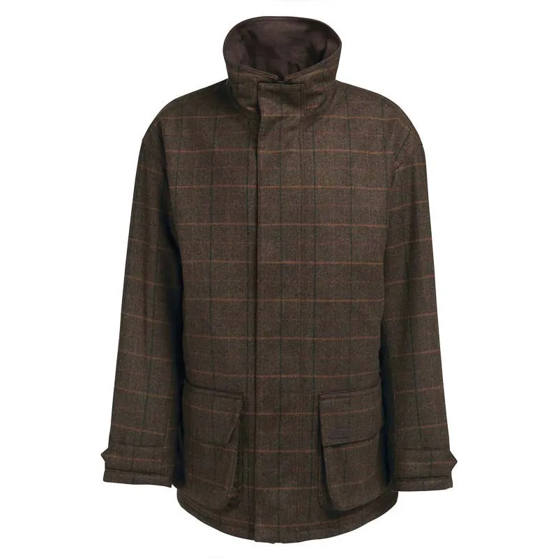 Barbour Beaconsfield Tweed Mens Jacket - Burnhill Brown Check