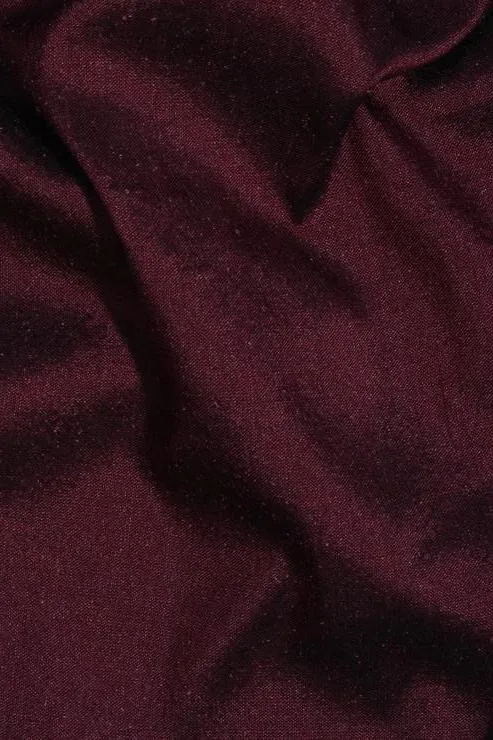 Bitter Chocolate Silk Shantung 54" Fabric