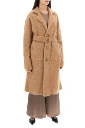 brushed cashmere coat