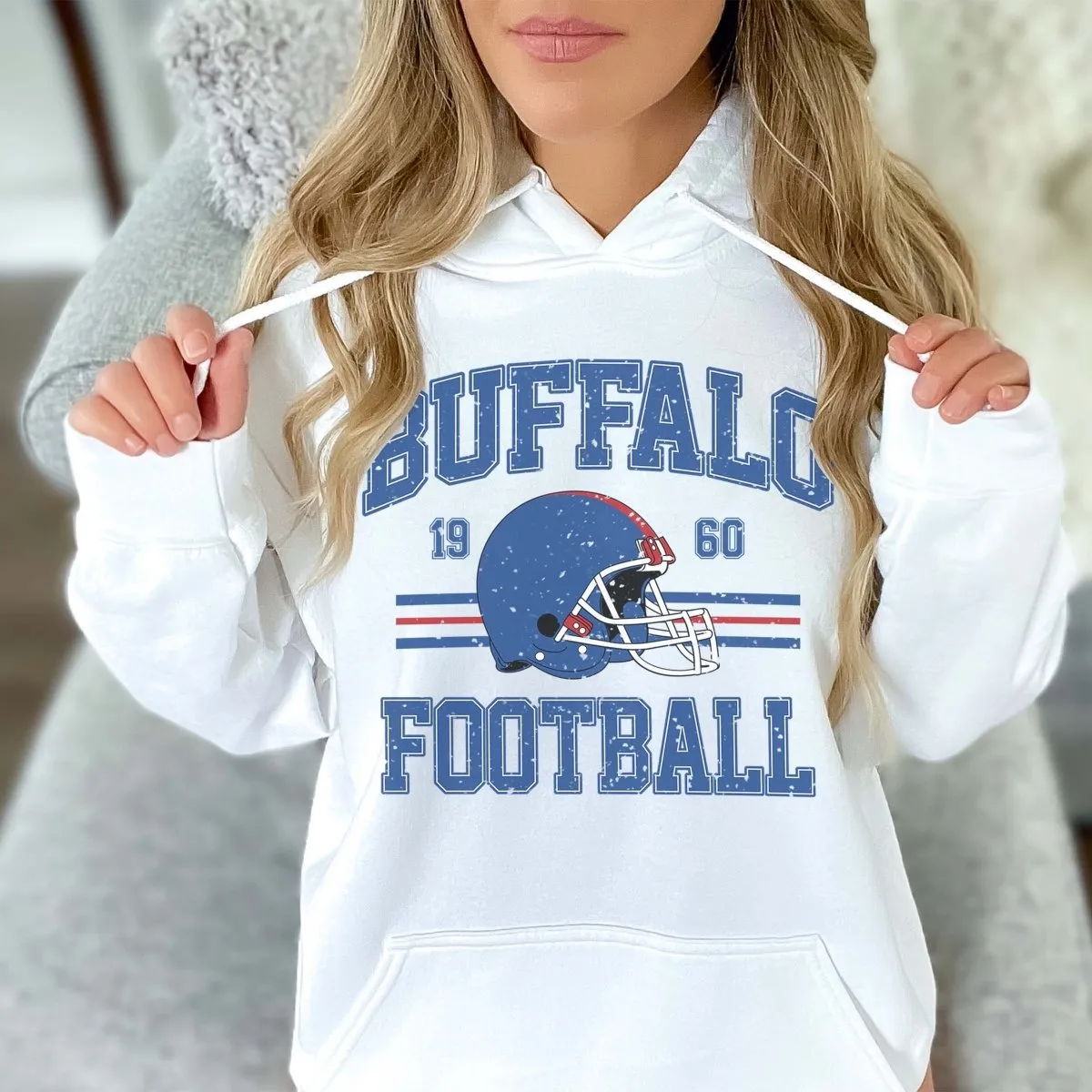 Buffalo Football Wholesale Graphic Hoodie - Fast Shipping