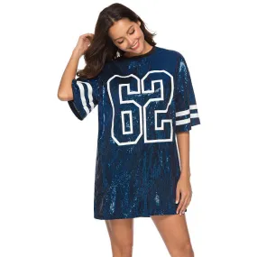 Casual Loose Sequin Figure Dress