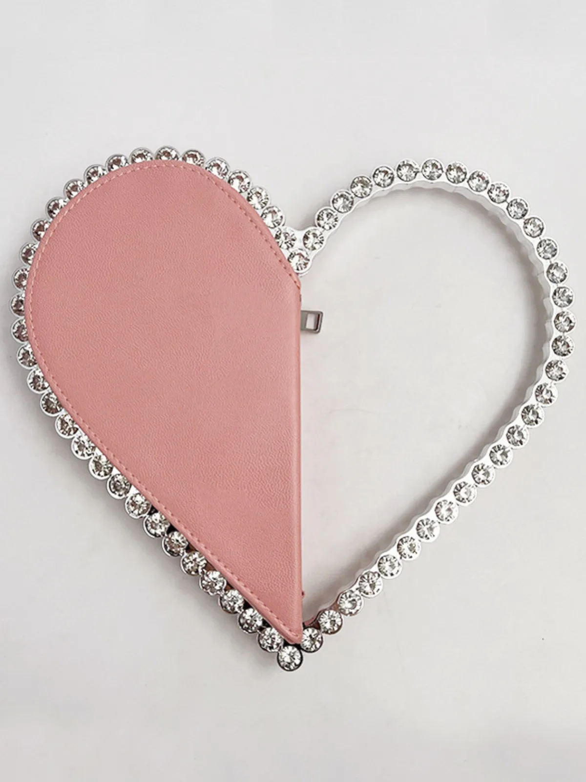 Charm and Glam Heart Evening Clutch