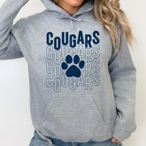 Cougars Repeat with Solid Paw Hoodies - Hunt Club Elementary