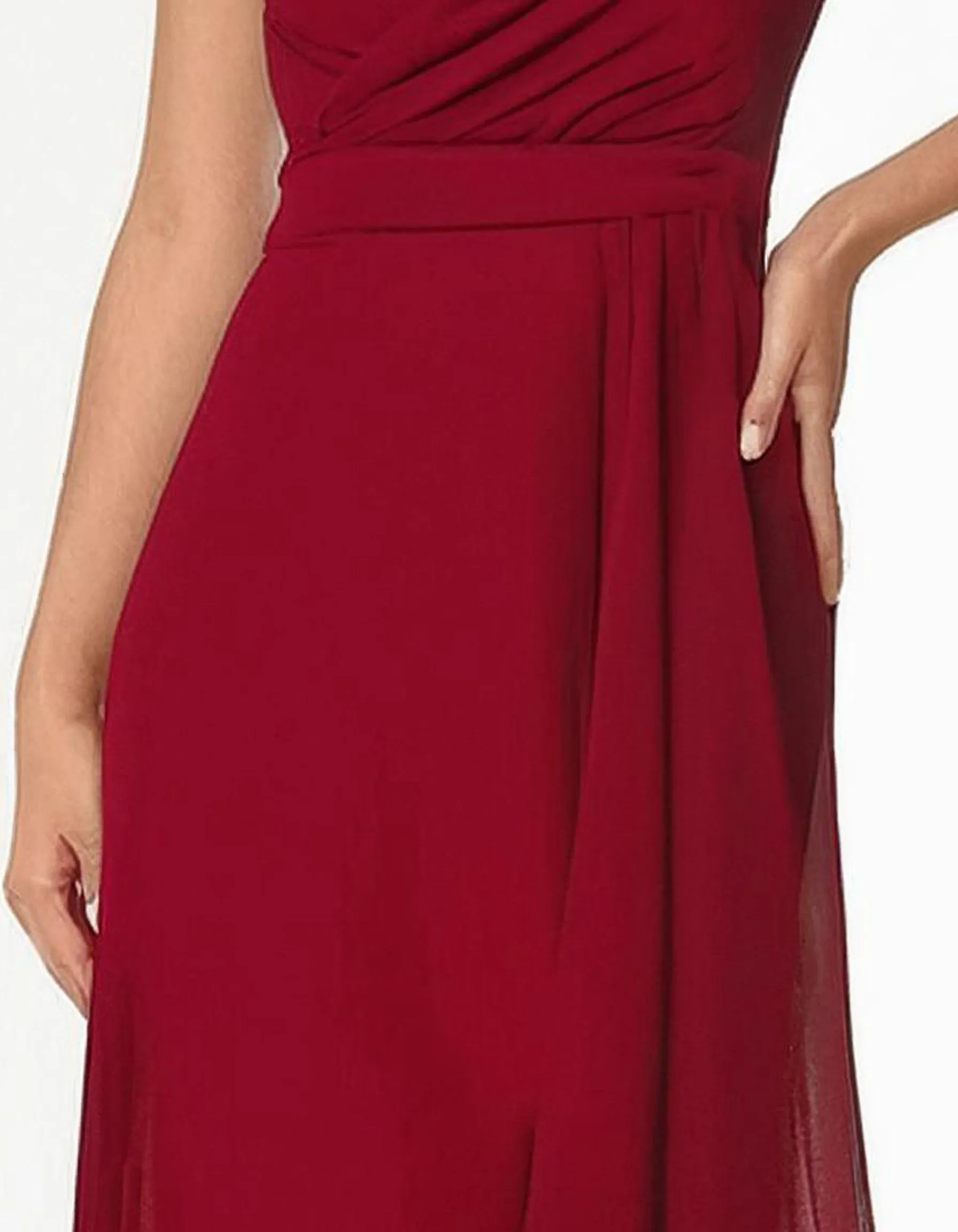 Crimson Romance Evening Gown