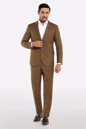 Dark Brown Formal 2PC Suit