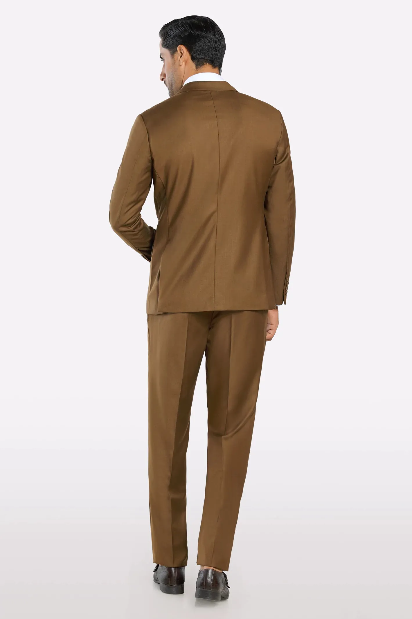 Dark Brown Formal 2PC Suit