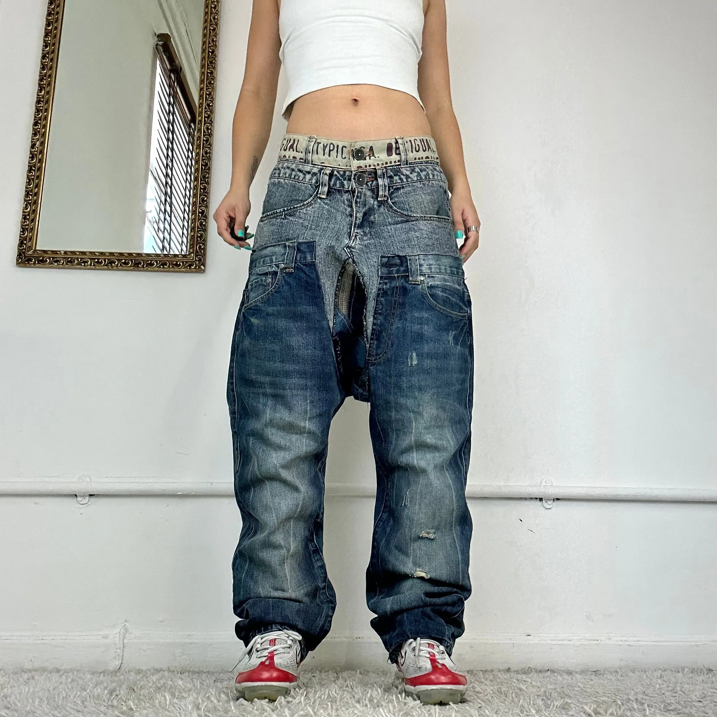 desigual reworked jeans