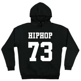 HIPHOP73 Pullover Hoodie Black