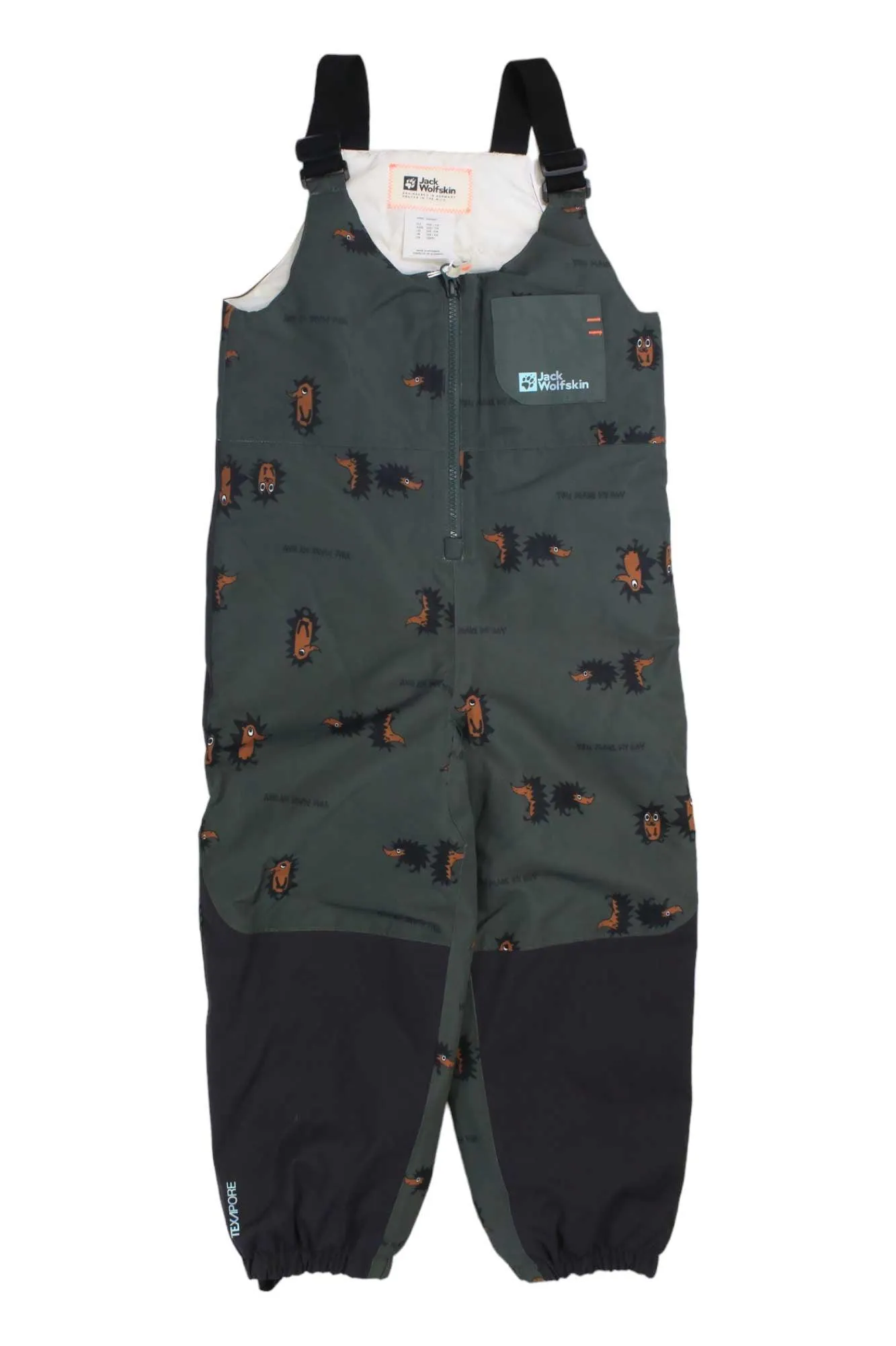 Jack Wolfskin Kids' Gleely 2L Ins Printed Bib Pant