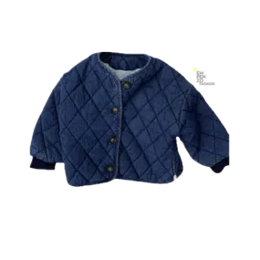 Kid's Denim Jackets Coat For Winter Outfits