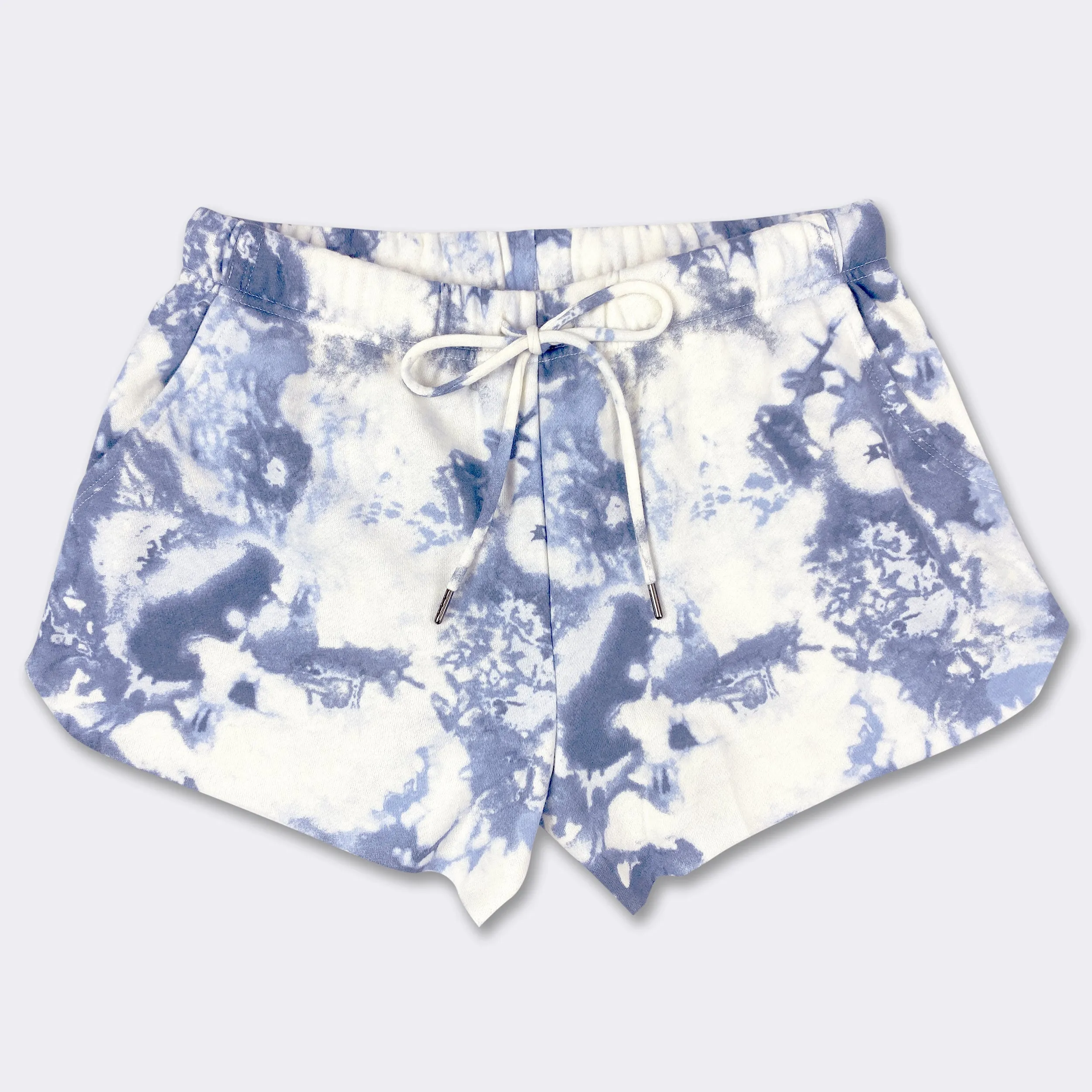 Ladies' Blue Indigo Tie Dye Comfortwear Collection Shorties