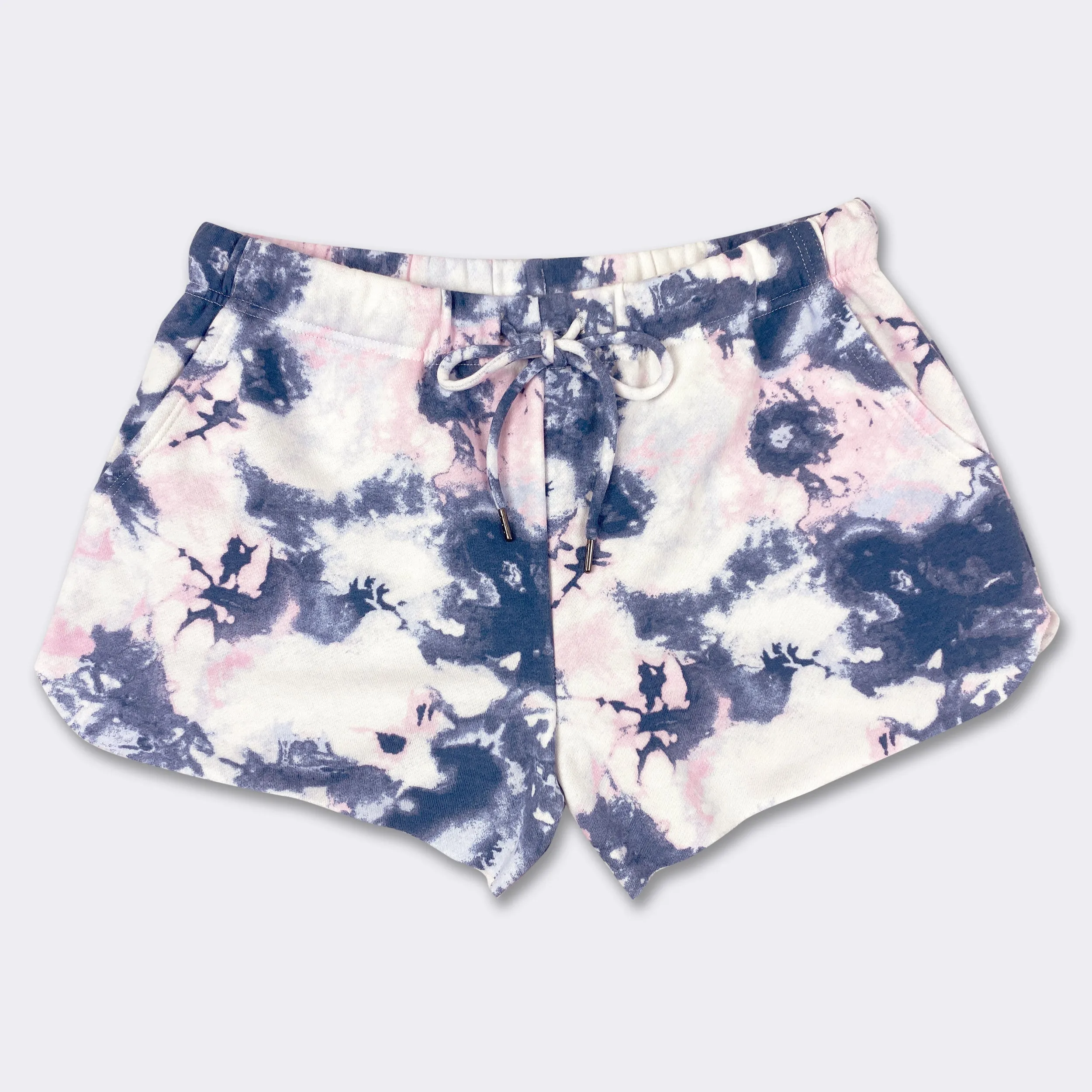 Ladies' Blue Pink Tie Dye Comfortwear Collection Shorties