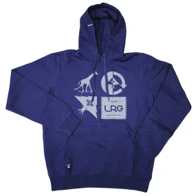 Lrg RC Logo Mash Up Pullover Hoodie Navy Heather