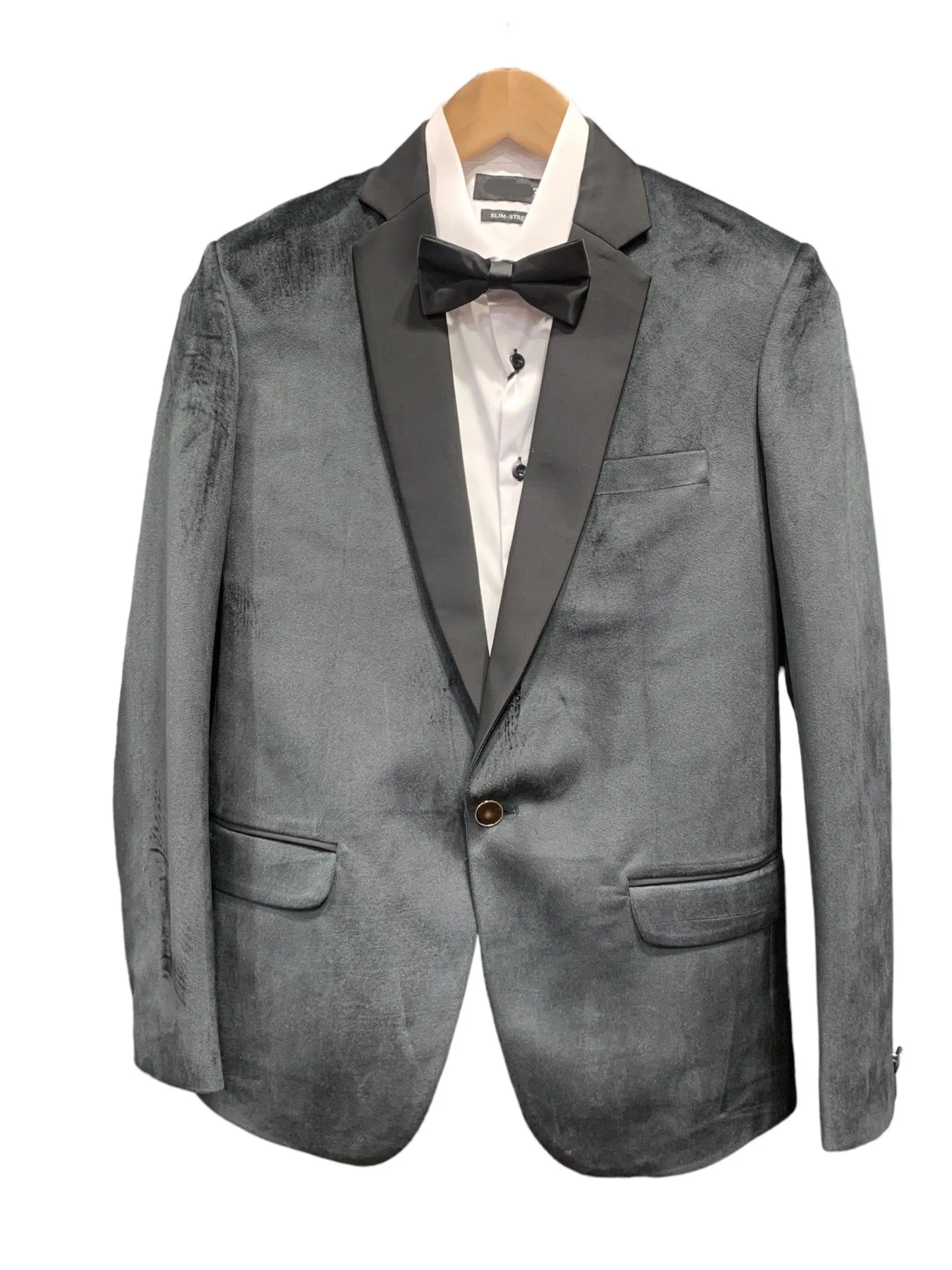 Men’s Formals - Velvet Tuxedo CHARCOAL