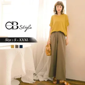 ORANGEBEAR DROP SHOULDER KNIT TOPS