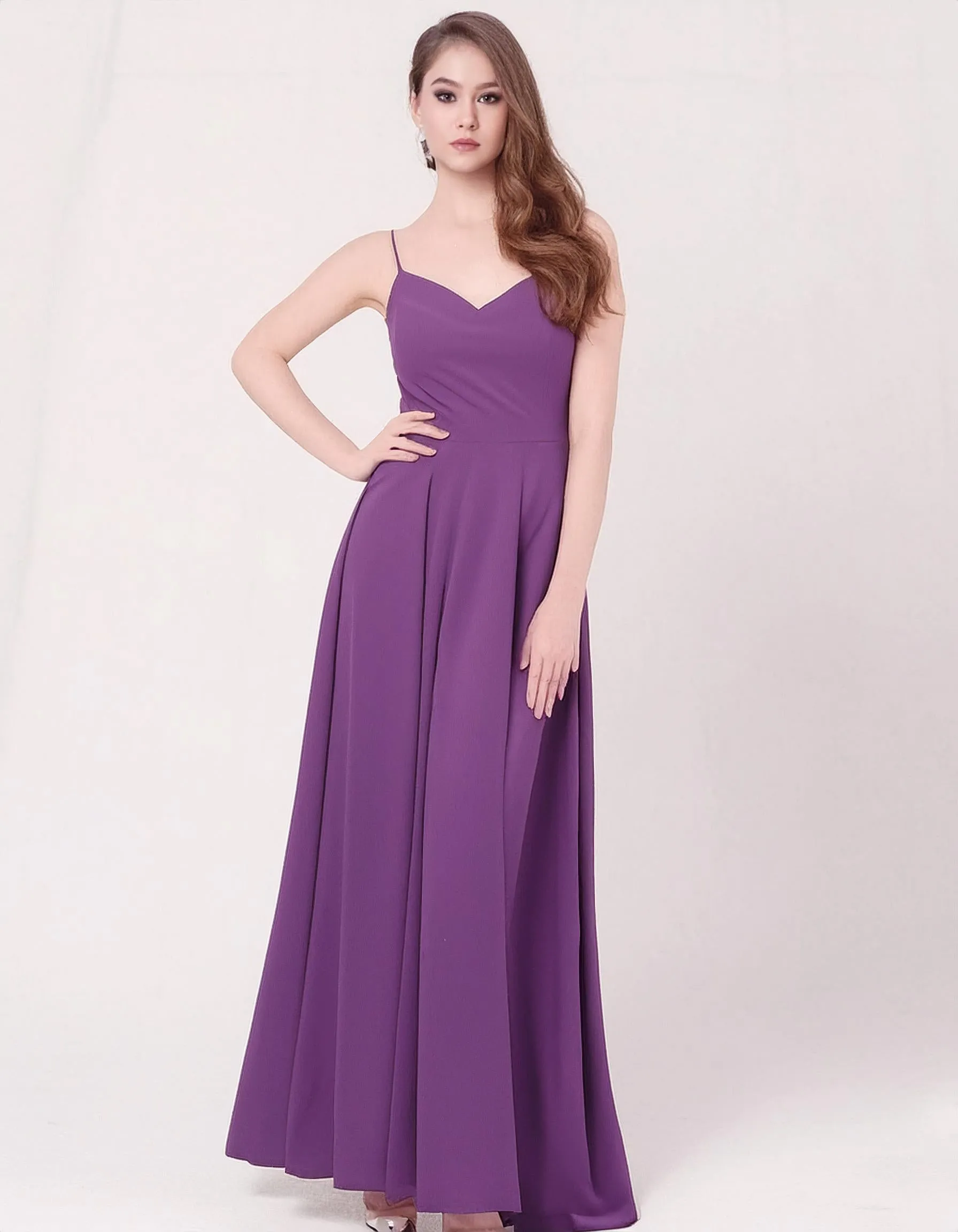 Purple Dusk Evening Gown