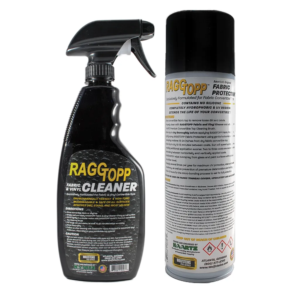 RAGGTOPP Convertible Top Fabric Cleaner & Protectant Kit