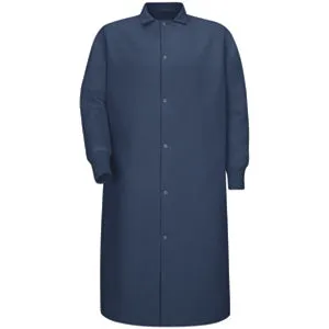 Red Kap Gripper Front Butcher Coat - No Pockets - KS60