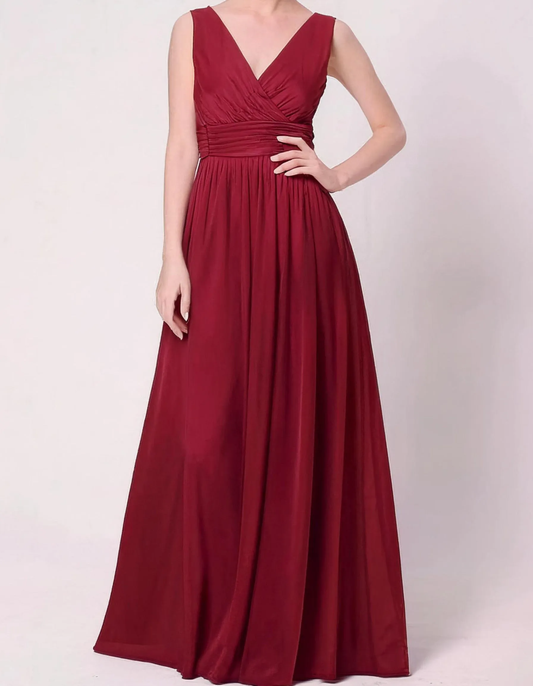 Scarlet Glamour Evening Gown