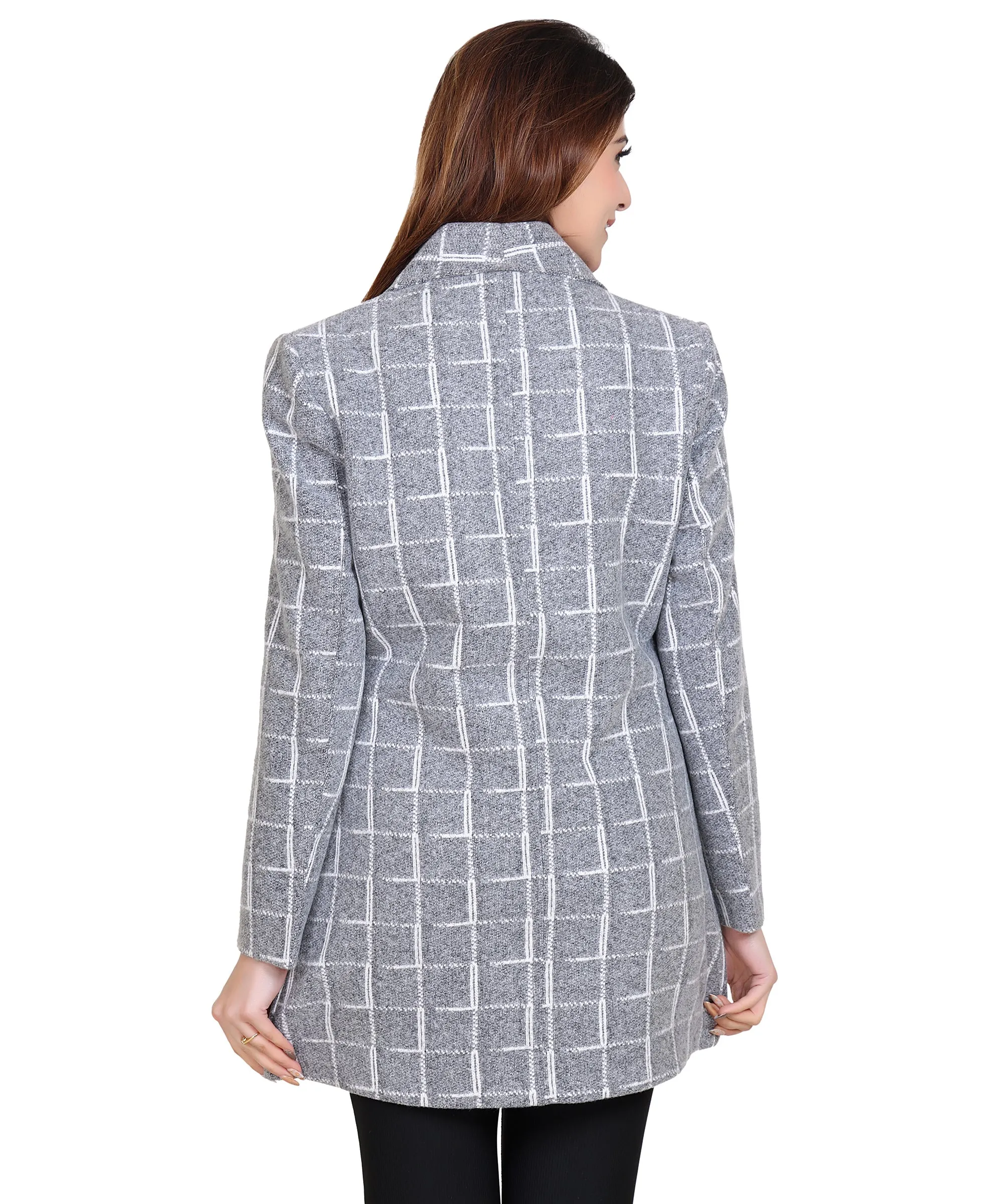 Women Formal Winter Wear Collared Neck Full Sleeve Blazer