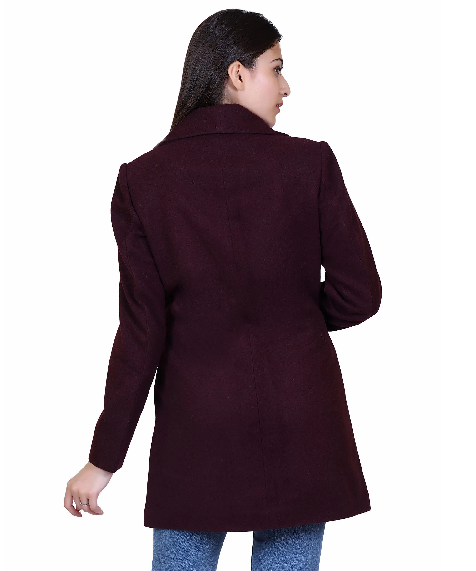 Women Formal Winter Wear Collared Neck Full Sleeve Blazer