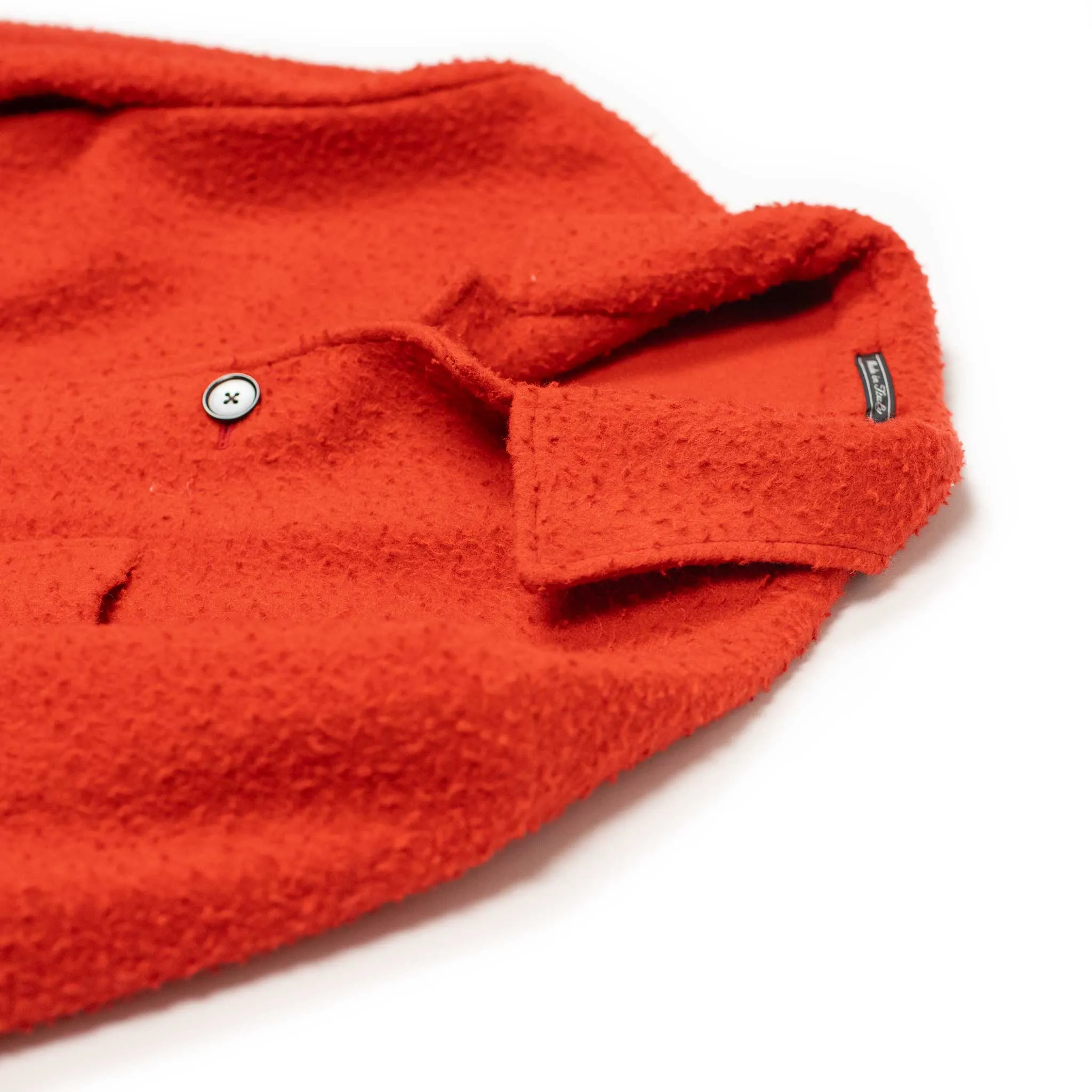 x Sartoria Carrara : chore jacket in Classic Orange Casentino wool