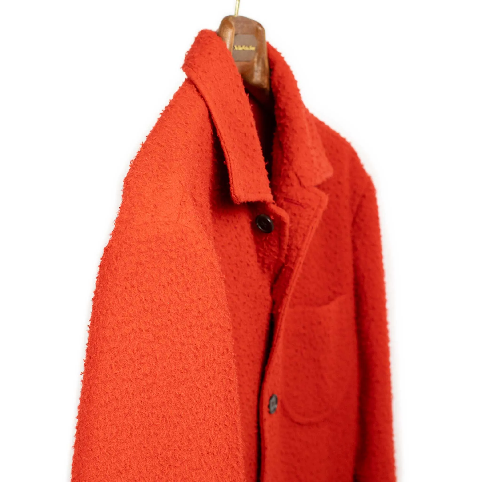 x Sartoria Carrara : chore jacket in Classic Orange Casentino wool