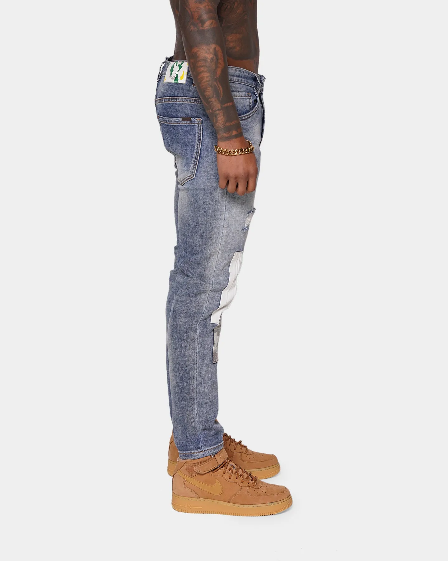 XXIII Abia Camo Patchwork Jeans Blue/Camo